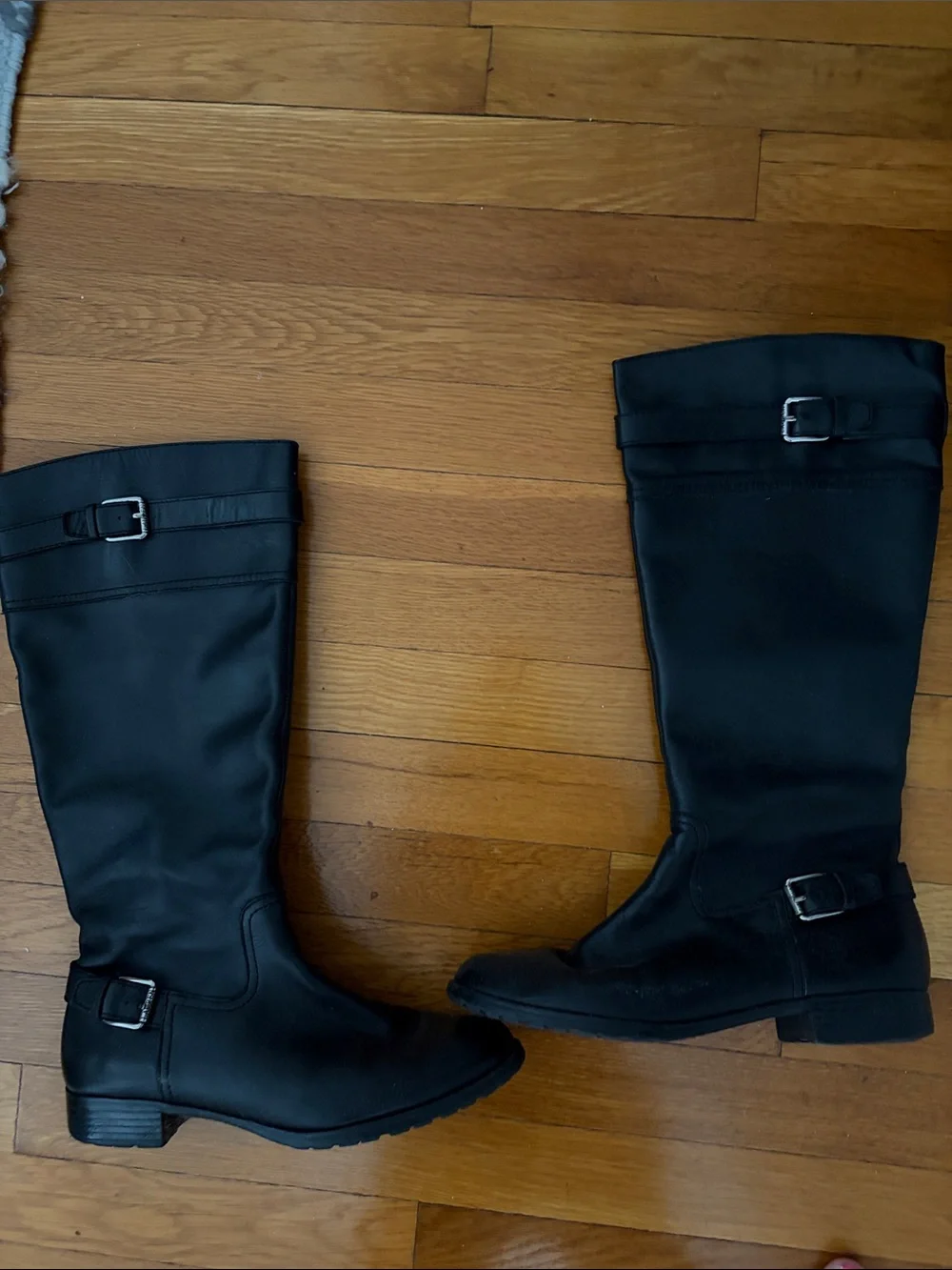 Lauren Ralph Lauren Women's Classic Black Knee-High Riding Boots 9.5